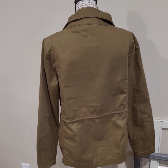 Old Navy olive green utility jacket Women's SZ M Army Green gorp core grunge - Picture 4 of 9